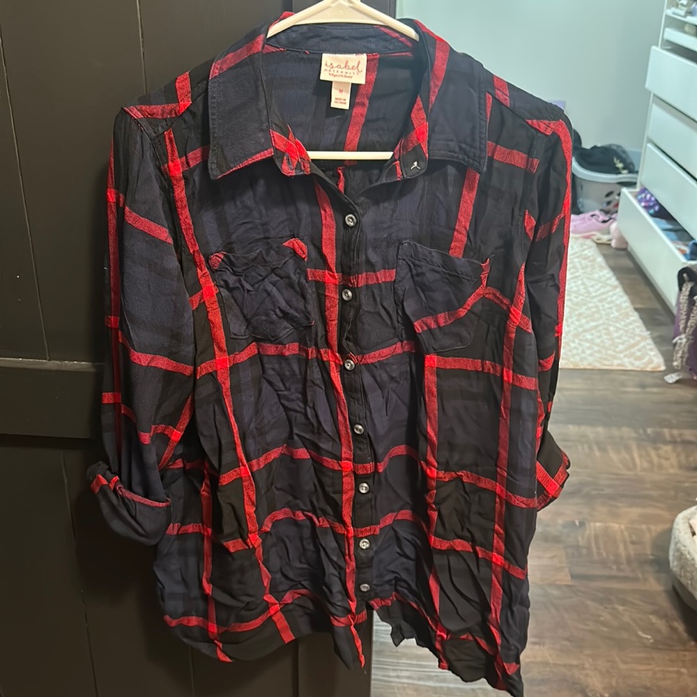 COPY - Medium Isabel maternity camel shirt